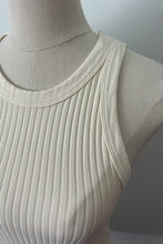 Load image into Gallery viewer, Chunky Ribbed High Neck - Vanilla
