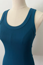 Load image into Gallery viewer, Reversible Ribbed Long Tank - Dark Teal
