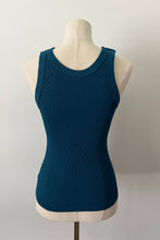 Load image into Gallery viewer, Reversible Ribbed Long Tank - Dark Teal
