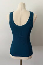 Load image into Gallery viewer, Reversible Ribbed Long Tank - Dark Teal
