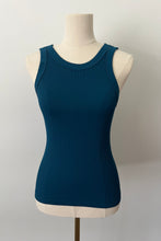 Load image into Gallery viewer, Reversible Ribbed Long Tank - Dark Teal
