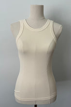 Load image into Gallery viewer, Reversible Ribbed Long Tank - Vanilla
