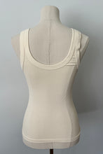 Load image into Gallery viewer, Reversible Ribbed Long Tank - Vanilla
