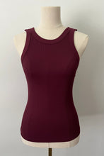 Load image into Gallery viewer, Reversible Ribbed Long Tank - Fig
