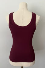 Load image into Gallery viewer, Reversible Ribbed Long Tank - Fig
