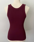 Reversible Ribbed Long Tank - Fig