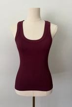 Load image into Gallery viewer, Reversible Ribbed Long Tank - Fig
