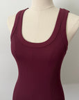 Reversible Ribbed Long Tank - Fig