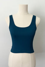 Load image into Gallery viewer, Reversible Brami Crop - Dark Teal
