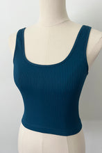 Load image into Gallery viewer, Reversible Brami Crop - Dark Teal
