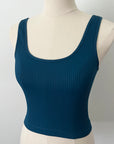 Reversible Brami Crop - Dark Teal