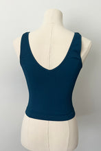 Load image into Gallery viewer, Reversible Brami Crop - Dark Teal
