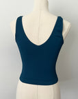 Reversible Brami Crop - Dark Teal