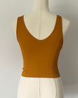 Reversible Brami Crop - Golden