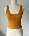 Reversible Brami Crop - Golden