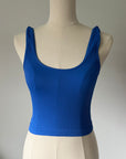 Reversible Brami Crop - Royal