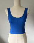 Reversible Brami Crop - Royal