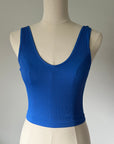 Reversible Brami Crop - Royal