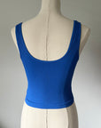 Reversible Brami Crop - Royal