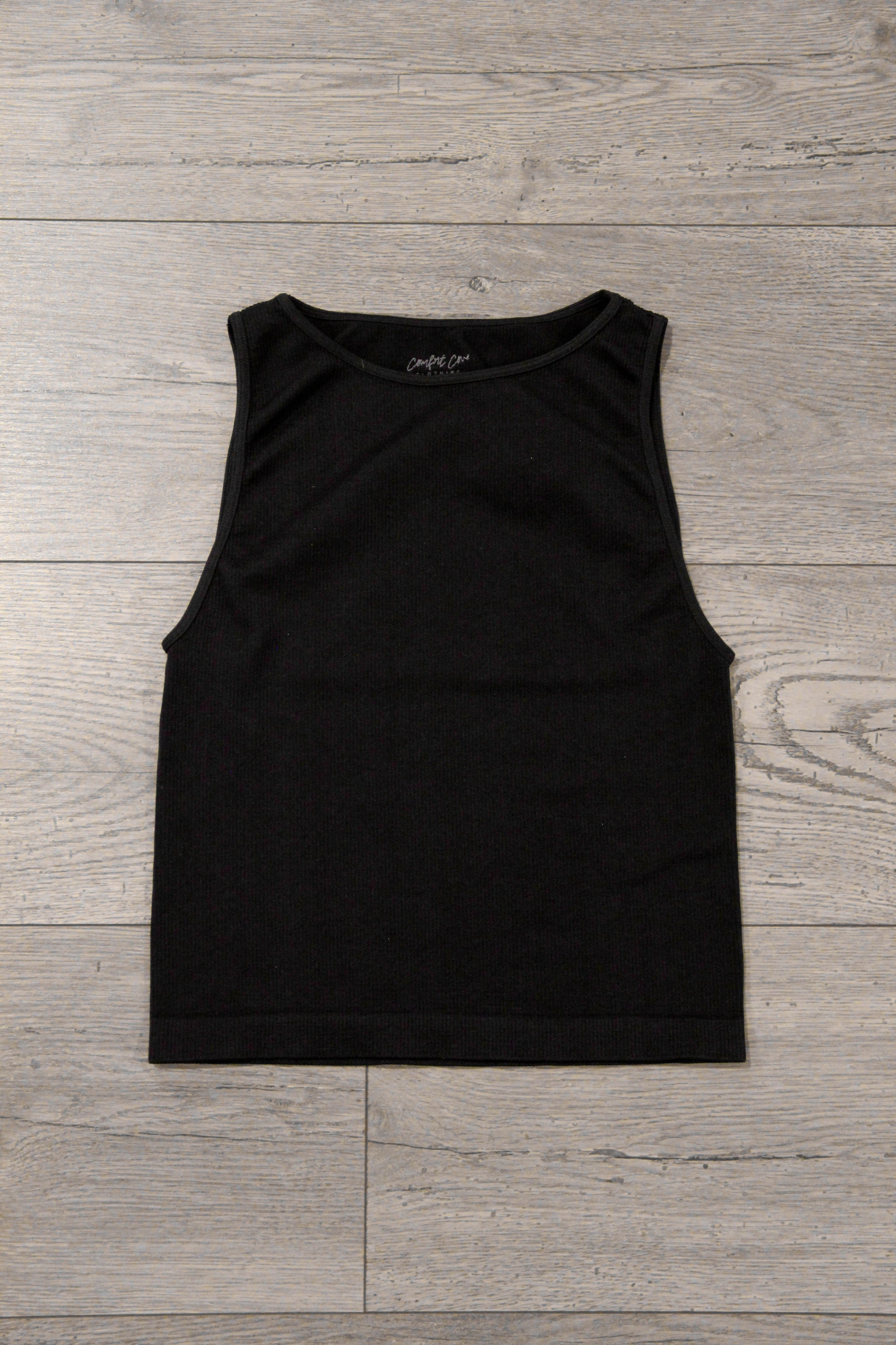 Long Ribbed High Neck