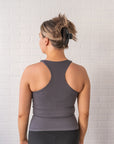 Full Length Racerback - Charcoal