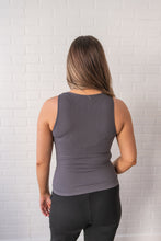 Load image into Gallery viewer, Long Ribbed High Neck - Charcoal
