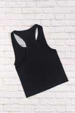Load image into Gallery viewer, Cropped Racerback - Black *RESTOCKED*
