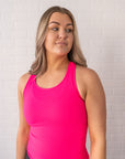 Full Length Racerback - Neon Fuchsia