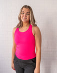 Full Length Racerback - Neon Fuchsia