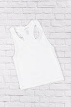 Load image into Gallery viewer, Cropped Racerback - White *RESTOCKED*
