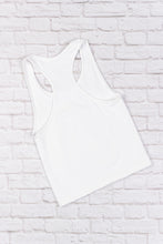 Load image into Gallery viewer, Cropped Racerback - White

