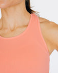 Cropped Racerback - Peach