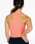 Cropped Racerback - Peach