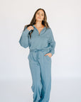 Saturday Afternoon Relaxed Sweatpants - Blue