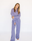 Saturday Afternoon Relaxed Sweatpants - Purple