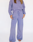 Saturday Afternoon Relaxed Sweatpants - Purple