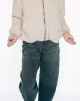 Bougie Reversible Sherpa Puff Bomber Jacket