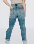 High Rise Distressed Mom Jean *RESTOCKED*