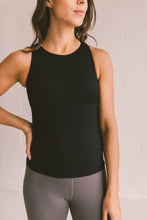 Load image into Gallery viewer, Long Ribbed High Neck - Black

