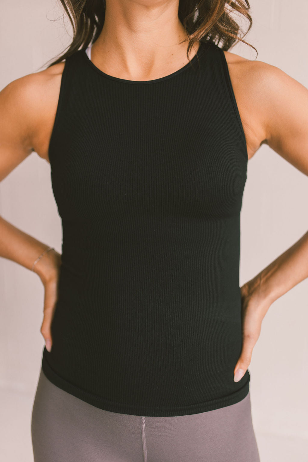 Long Ribbed High Neck - Black *RESTOCKED*